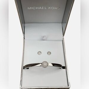 Michael Kors Silver Jewelry Set
